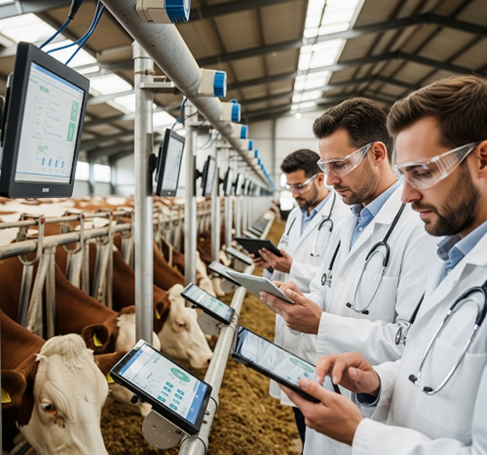 Modern Qurban animal slaughter facility meeting halal standards